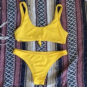 3 for $15: Size M Yellow Bikini